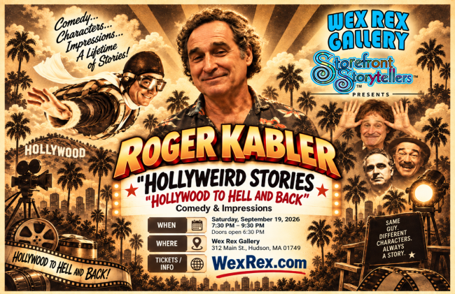 Roger Kabler: “HollyWeird Stories - Hollywood to Hell and Back” Comedy & Impressions